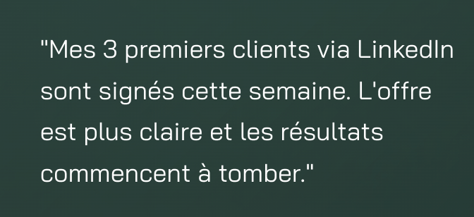 Témoignage client